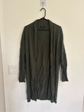 Quince Open-Front Long Cardigan